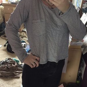 Light striped long sleeve